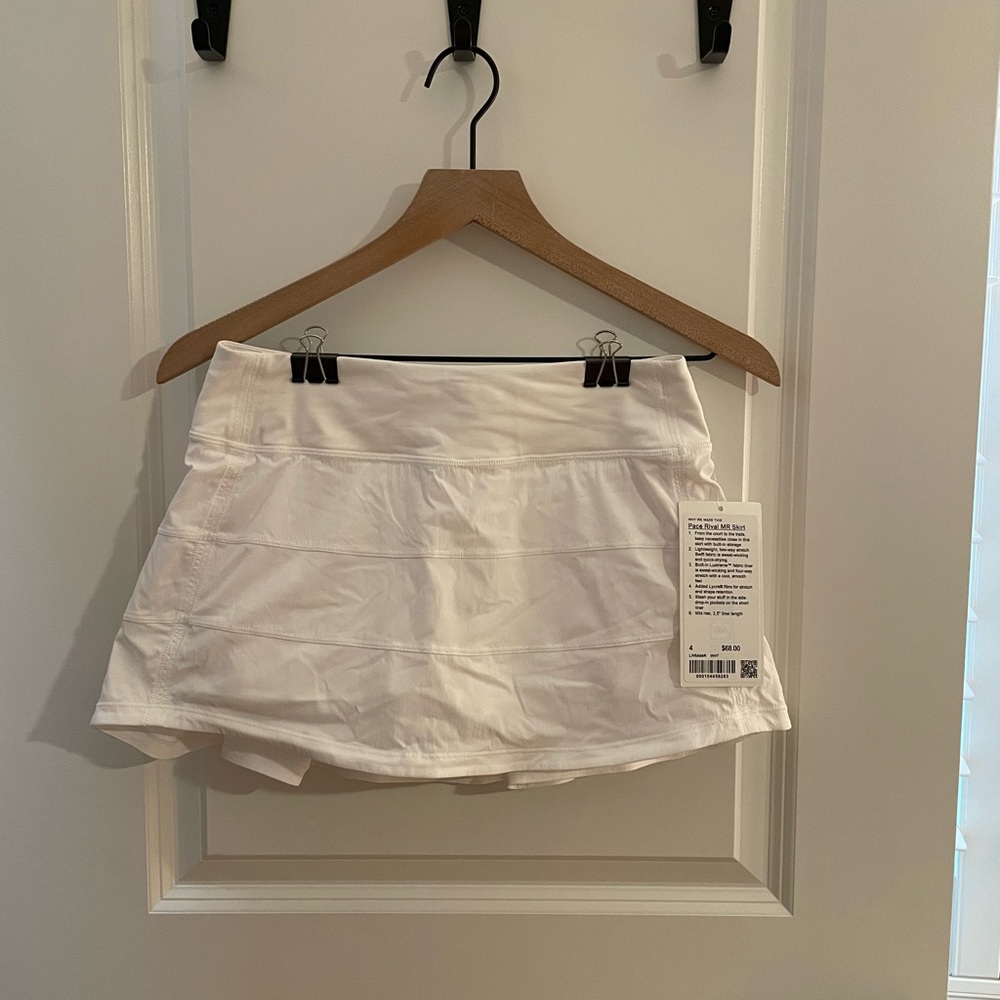Lululemon Pace Rival Mid-Rise Skirt 12”